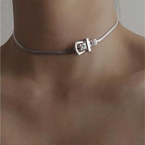 NEW buckle choker necklace